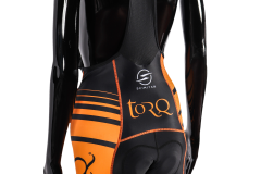 TORQ Womens Bib Shorts Rear Angle